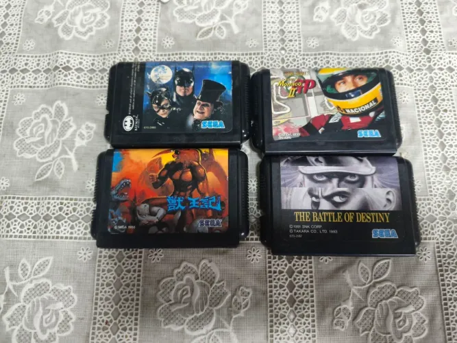Fitas de mega drive japonês originais 