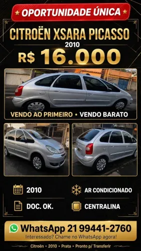 Citroen Xsara Picasso GLX 1.6/ 1.6 Flex 16V 2011