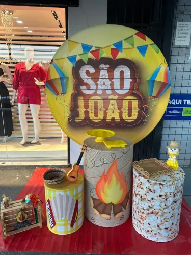 aluguel kit pegue e monte pra seu são joão por 79,90 a vista