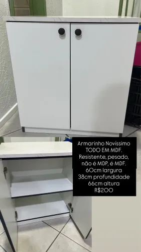 Armarinho 2 portas MDF feito por marceneiro