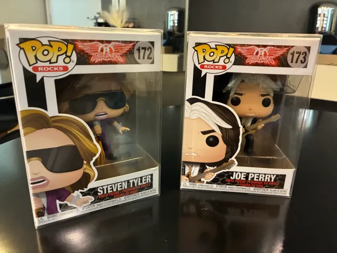 Funko Pop Rocks - Aerosmith - Steven Tyler e Joe Perry - NOVOS!