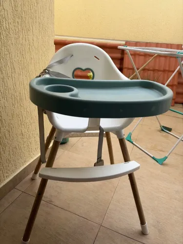 Cadeira de Alimentação Refeição para Bebê até 15kg e Altura Ajustável Multmaxx (Verde)