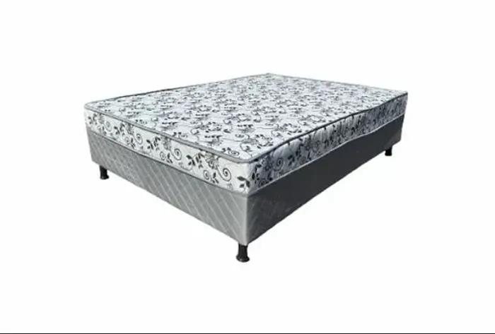 Cama Box Acoplada Casal com 10 cm de Espuma D28 - Bonoflex