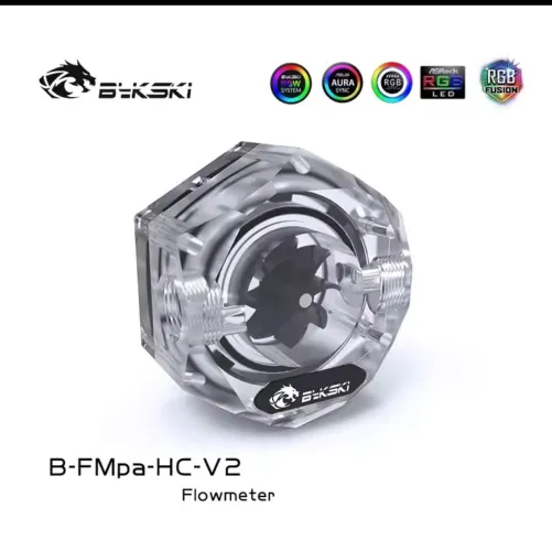 water cooler indicador de fluxo Argb bykski