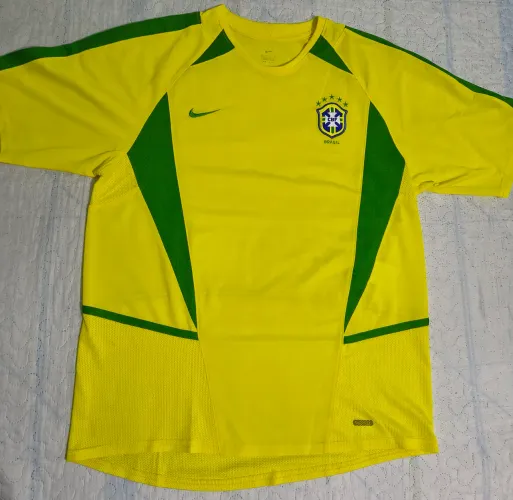 Camisa Seleção Brasileira 2002 tamanho P