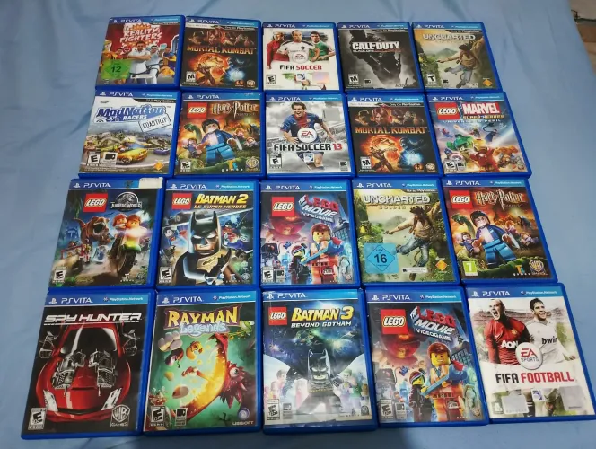 Jogos físicos originais e com caixa para psvita