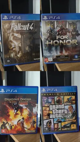 Jogos ps4 mídia física somi novo funcionando perfeitamente