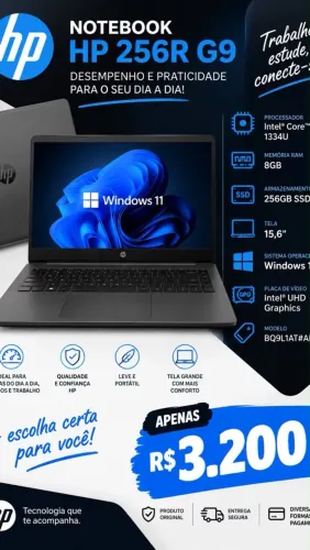 Notebook HP 256R G9