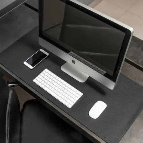 Mousepad Bullpad 50 x 95 cm (couro ecológico, quinas retas e sem logo)