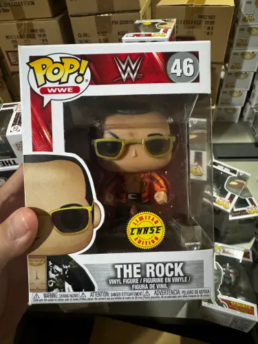 Funko Pop The Rock Versão CHASE Novo Original