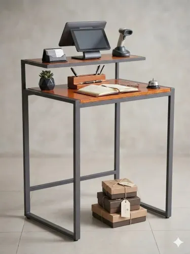 Mesa Caixa industrial moderna 