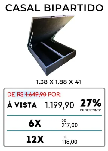 Box Baú  Bipartido 