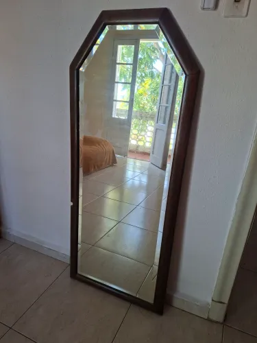 Espelho corpo madeira vintage