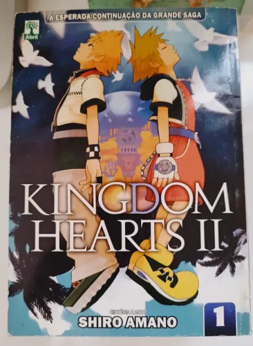 Mangá Kingdom Hearts II volumes 1-10