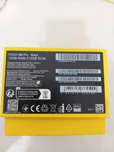Celular Poco 250gb novo-usado