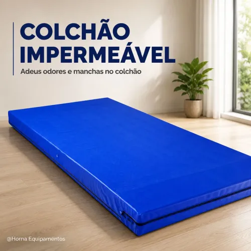 Colchão Impermeável Solteiro 188x88x17cm
