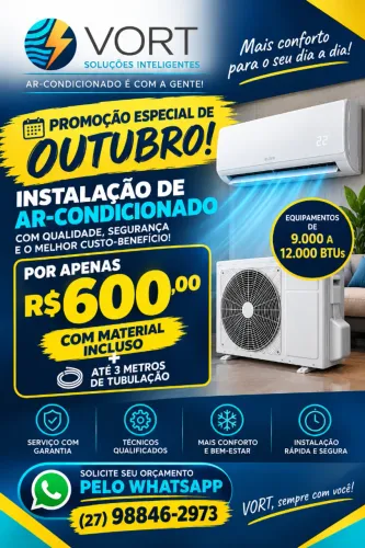 Instalação de Ar Condicionado