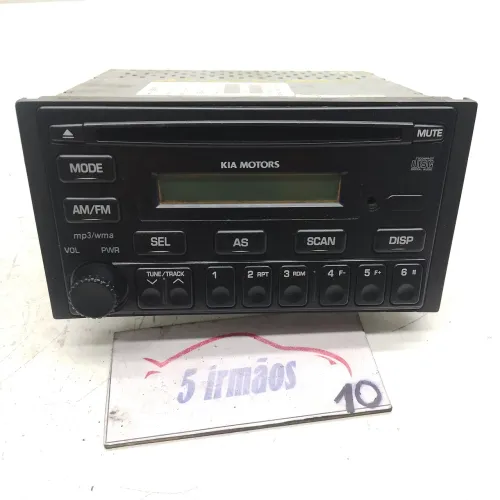 Rádio Cd Player Kia Sportage 2.7 2007 / 2008