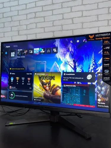 Monitor asus tuf 27 240hz com som integrado