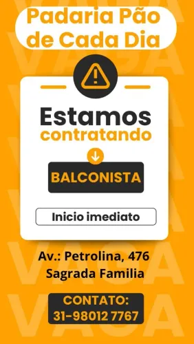 Vaga de atendente
