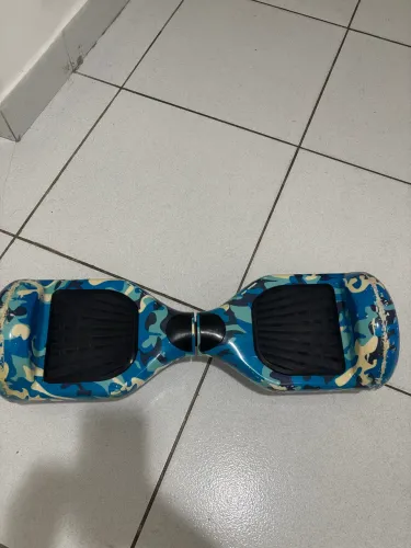 Hoverboard Patent Lable Azul Camuflado