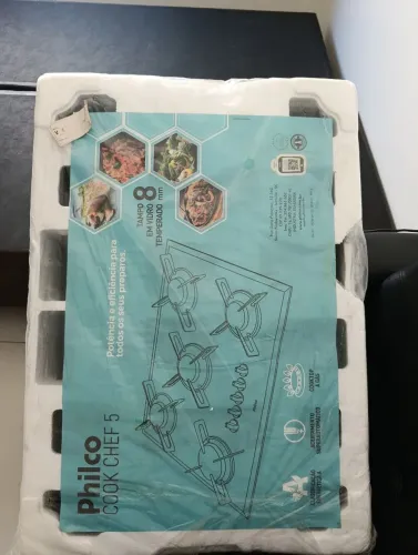 Cooktop Philco Cook chef 5 bocas, Novo! Nunca ussdo