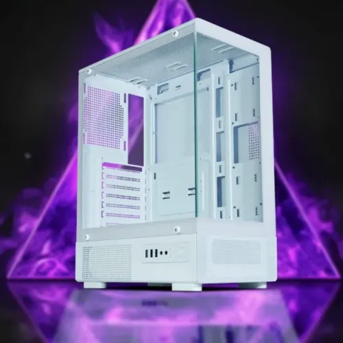 Gabinete Aquário Atx Medusa White W200 - Kmex *ENTREGA GRÁTIS*