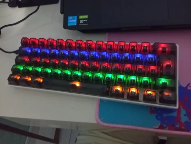 Teclado Gamer Redragon Lakshmi com Switch Marrom