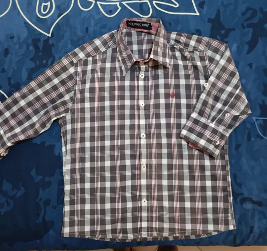 Camisa xadrez menino