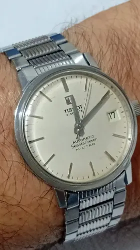 LÍNDO RELÓGIO TISSOT MILITAR SWISS MADE . !!!