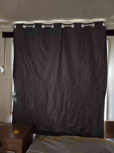 Cortina blackout 1,70 L x 1,90 H com varão