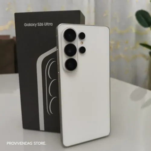 S26 ULTRA 512GB BRANCO COMPLETO,EM ESTADO DE NOVO,ACT TROCA E CARTÃO 18X PRESENCIAL.