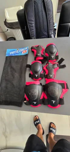 Kit de proteção traxart dy-144 rosa preto conservada