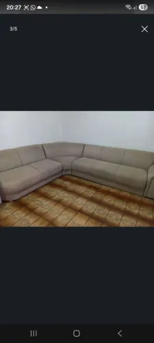Sofá grande de canto