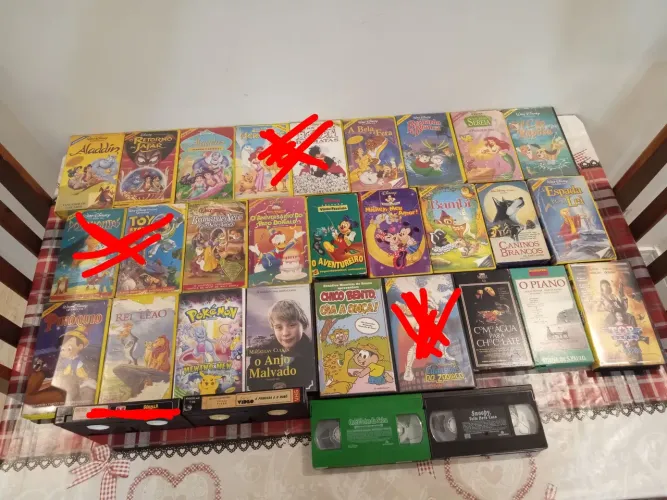 Fitas VHS clássicas Disney e variadas!!!!