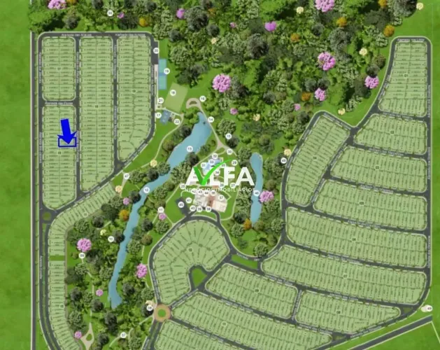 Terreno à Venda no Condomínio Ecoville Resort, 435 m² por R$ 660.000 - Aponiã - Porto Velh