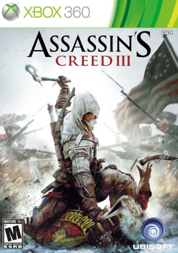 Jogo Assassin's Creed III 3 - Xbox 360 (Mídia Física Dupla - Original)