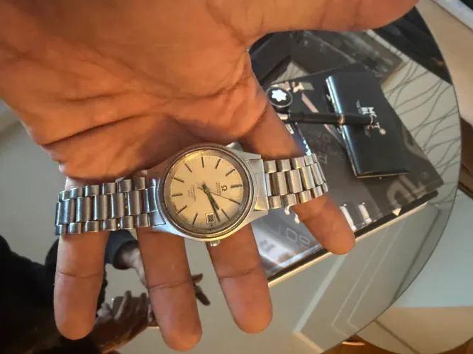 Omega Seamaster Cosmic 2000 automático anos 70 vintage avalio trocas 