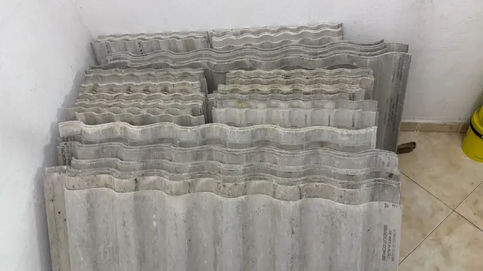 Telhas de fibrocimento 0.60 x 1.10 5mm