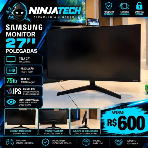 Monitor Samsung 27 polegadas 75hz