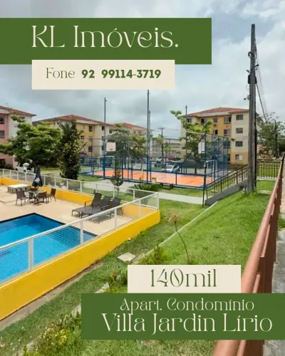 Apart. Condomínio Villa Jardim Lírio 