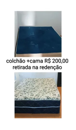 cama box + colchão