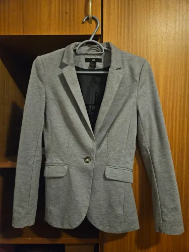 Blazer H&M Cinza Feminino PP/36