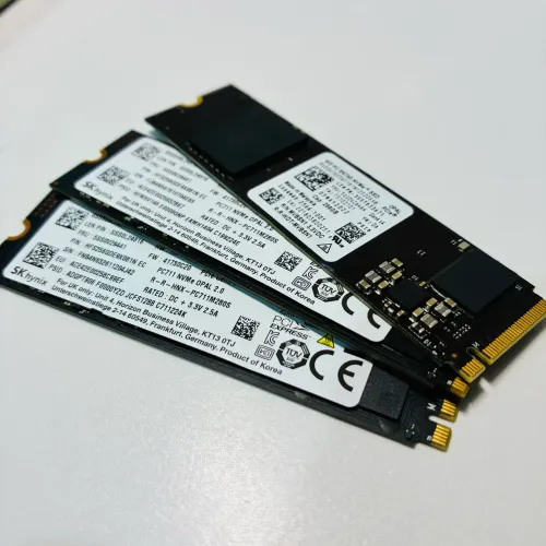 Kit 3 SSD Nvme 256GB - SK Hynix e WD Black