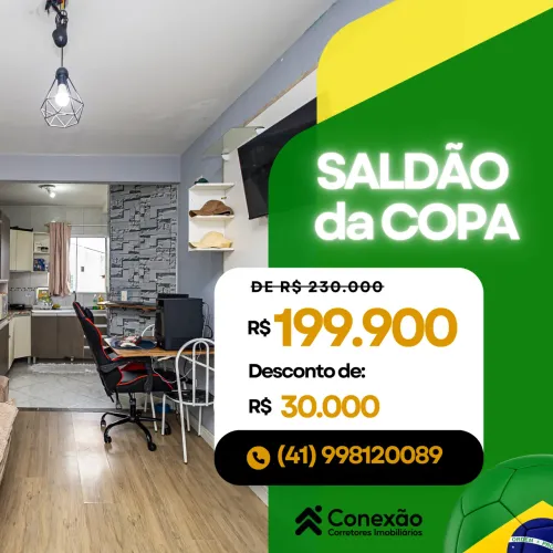 Apartamento para Venda em Colombo, Osasco, 2 dormitórios, 1 banheiro, 1 vaga