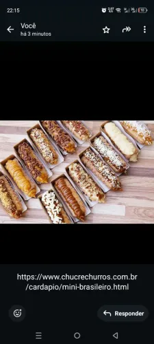 Arrenda se carrinho de churros