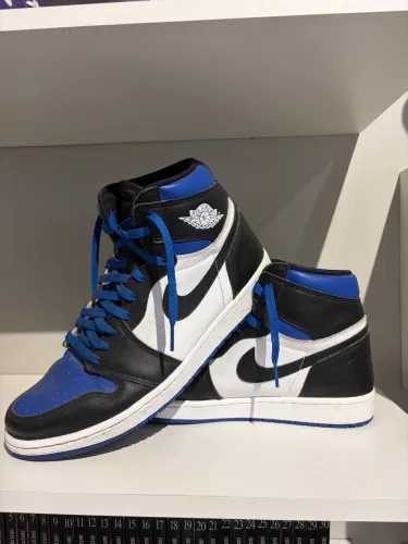 Nike Air Jordan 1 High OG Royal Toe Azul Preto Branco Original 44 Nike