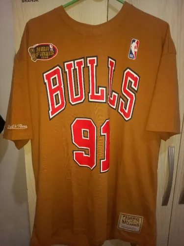 Camiseta bulls overside mitchell and ness 2