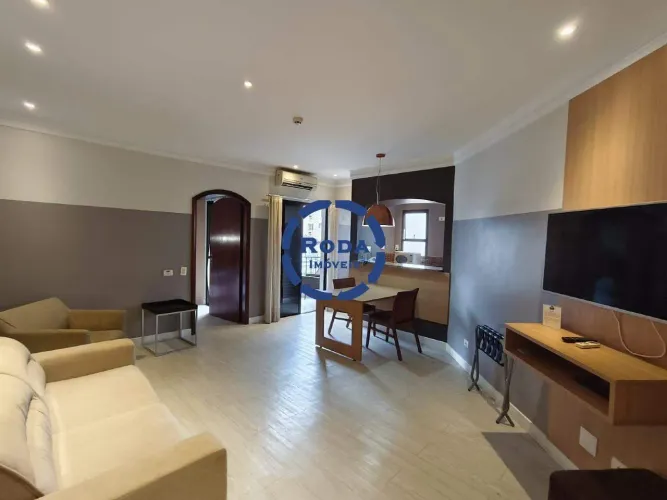 Apartamento Flat Conforto, Praticidade e Serviços Inclusos para alugar no Gonzaga em Sant