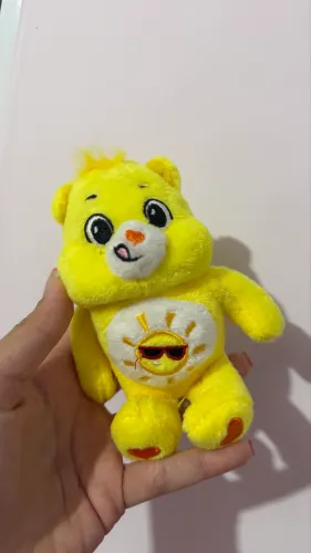 Ursinho Carinhoso Pelúcia Cacau Show Amarelo